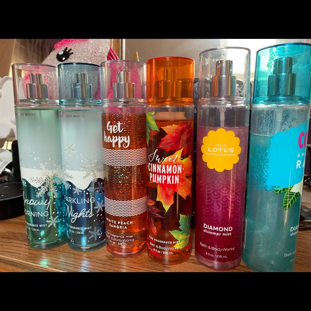 Bath and body works assorted products